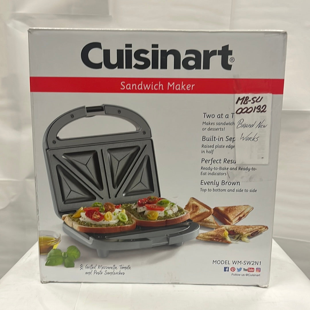Cuisinart Sandwich Maker with Non-Stick Plates
