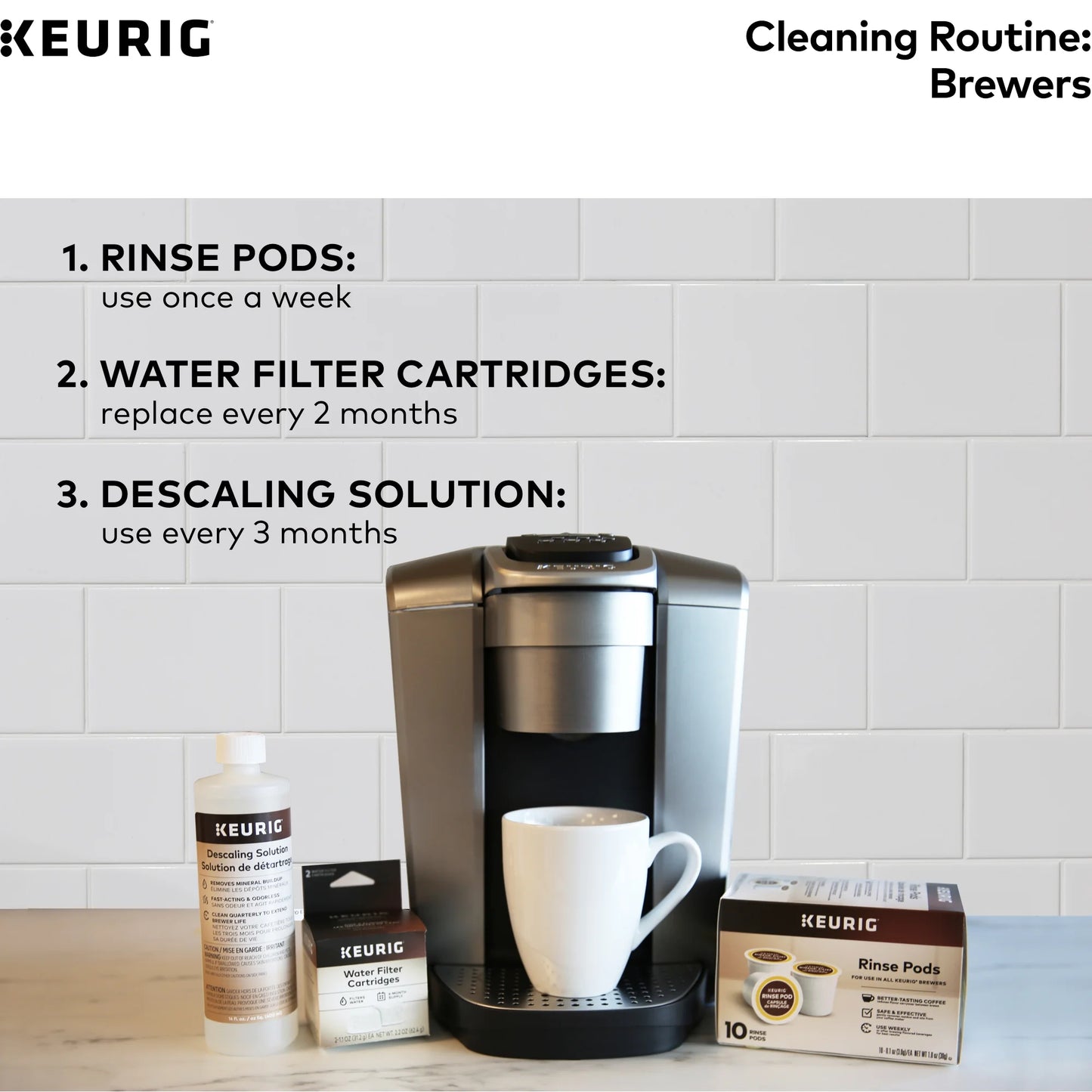 Keurig Water Filter Cartridges -New | Replacement Charcoal Filters for Keurig Coffee Makers