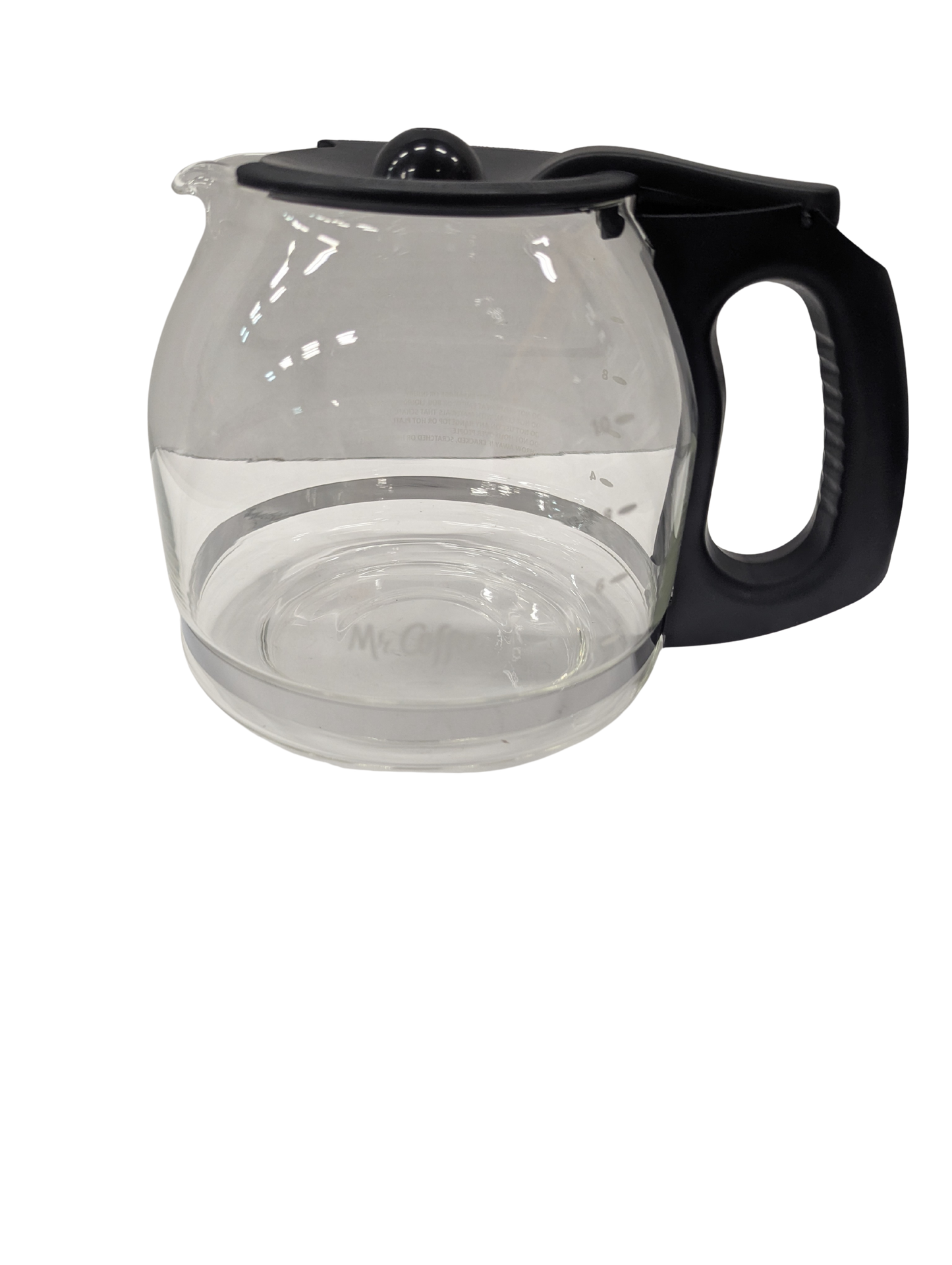 Mr. Coffee 12-Cup Glass Replacement Carafe with Black Handle