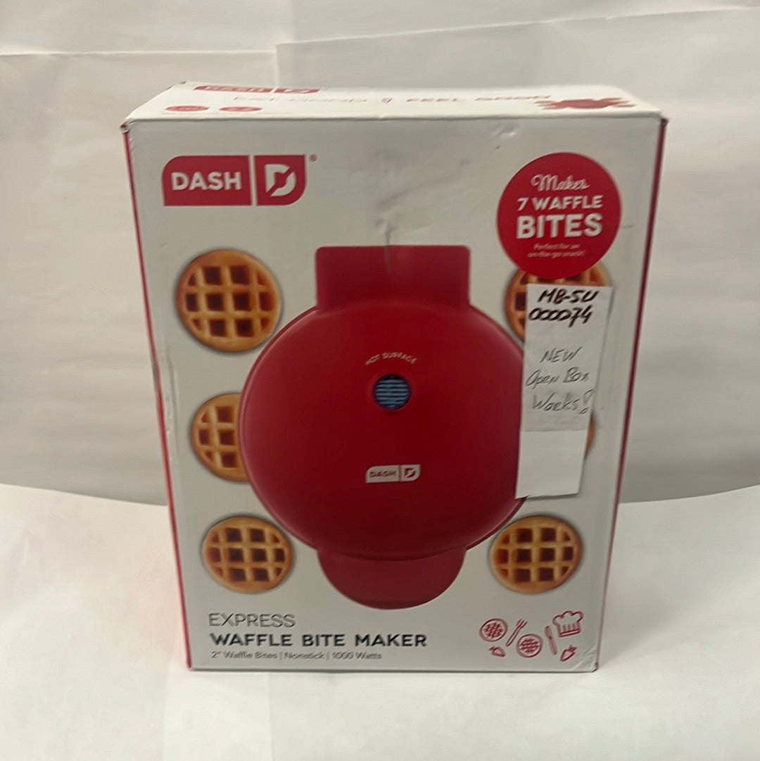 Dash - Express Waffle Bite Maker -Red