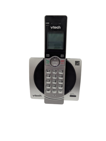 Vtech cordless phone set on a white background