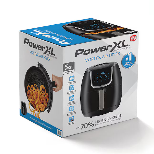 PowerXL 5qt Vortex Classic Air Fryer - Black