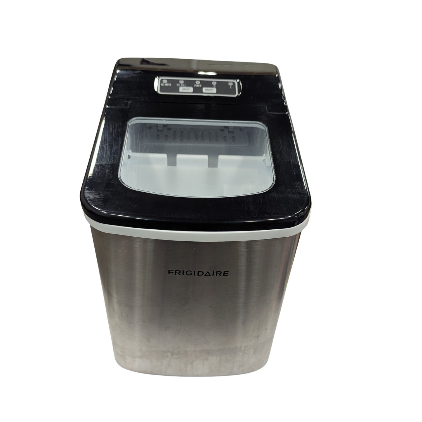 Frigidaire ice maker on a white background