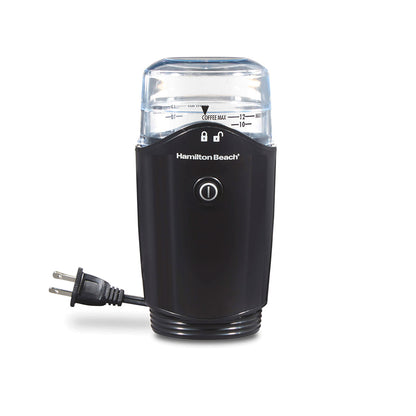 Hamilton Beach coffee grinder on a white background