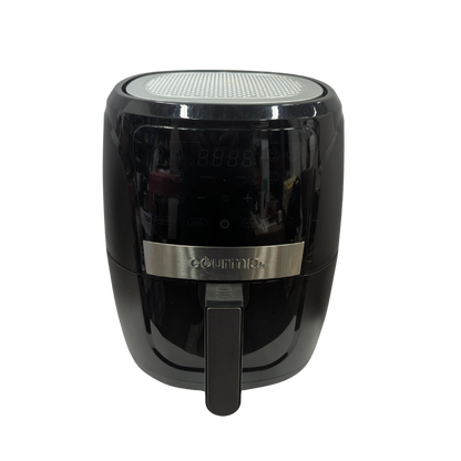 Black air fryer with 'Cuisinart' branding on a white background