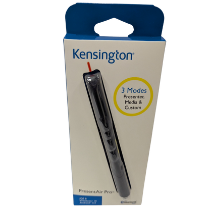 Kensington pressure sensitive pen packaging on a white background