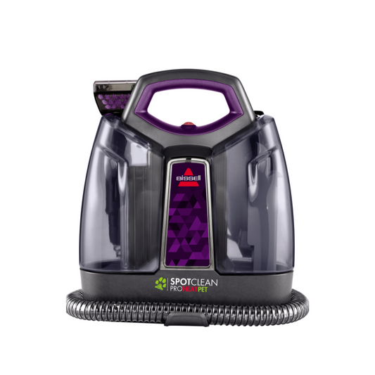 Bissell SpotClean ProHeat Pet vacuum cleaner on a white background