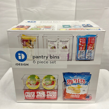 iDesign 6-Piece Recycled Kitchen Organization and Storage Set
