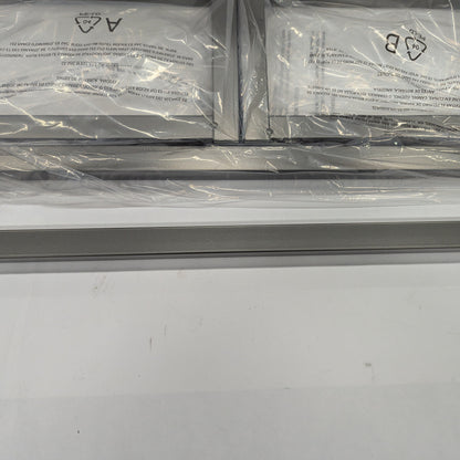 Electrical panel with labels on a white background