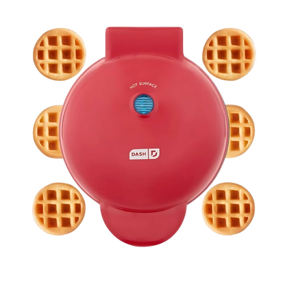 Dash - Express Waffle Bite Maker -Red