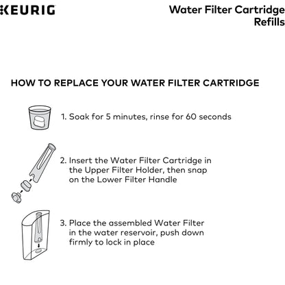Keurig Water Filter Cartridges -New | Replacement Charcoal Filters for Keurig Coffee Makers