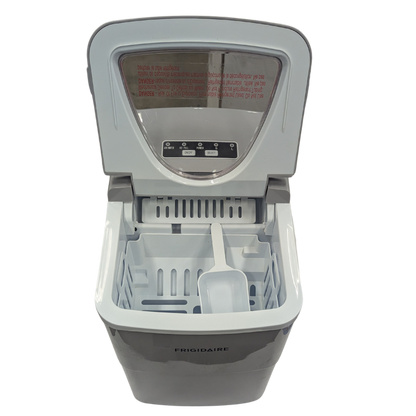Portable dishwasher with open door on a white background