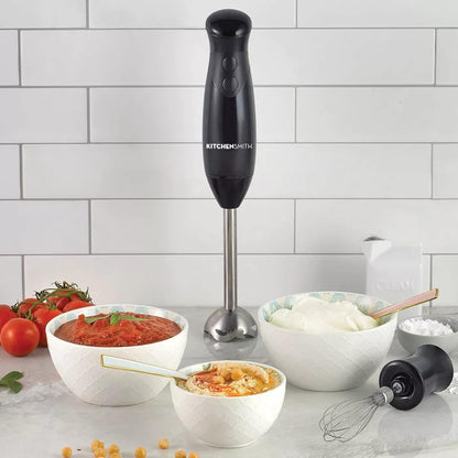 KitchenSmith - Immersion Blender With Whisk - Black