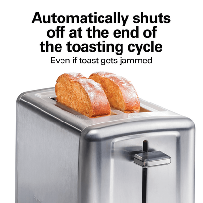Hamilton Beach 2-Slice Brushed Stainless Steel Toaster