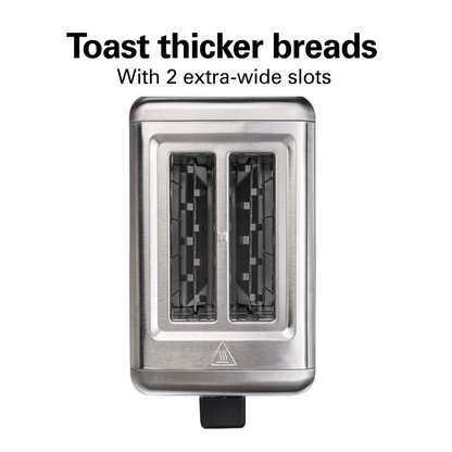 Hamilton Beach 2-Slice Brushed Stainless Steel Toaster