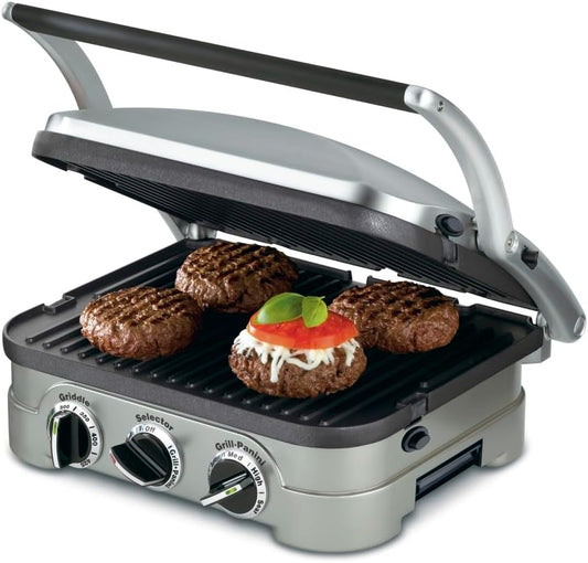 Cuisinart Panini Press, Stainless Steel Griddler, Sandwich Maker & More