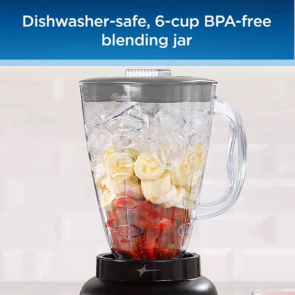 Oster Easy-to-Use Blender – 5-Speed | Durable Countertop Blender for Shakes, Smoothies & More