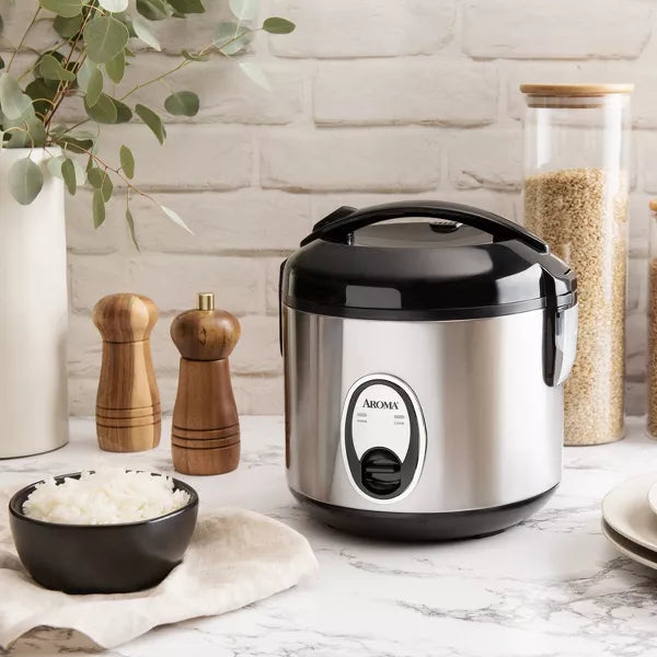 Aroma - 8 Cup Rice & Grain Cooker-2QT